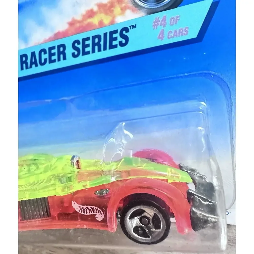 1997 Hot Wheels #532 Phantom Racer Series 4/4 ROAD ROCKET Orange-Yellow H36